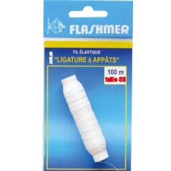 Montages / Hameçons - FLASHMER Fi eastique igature à appats fragies 100 m taie s