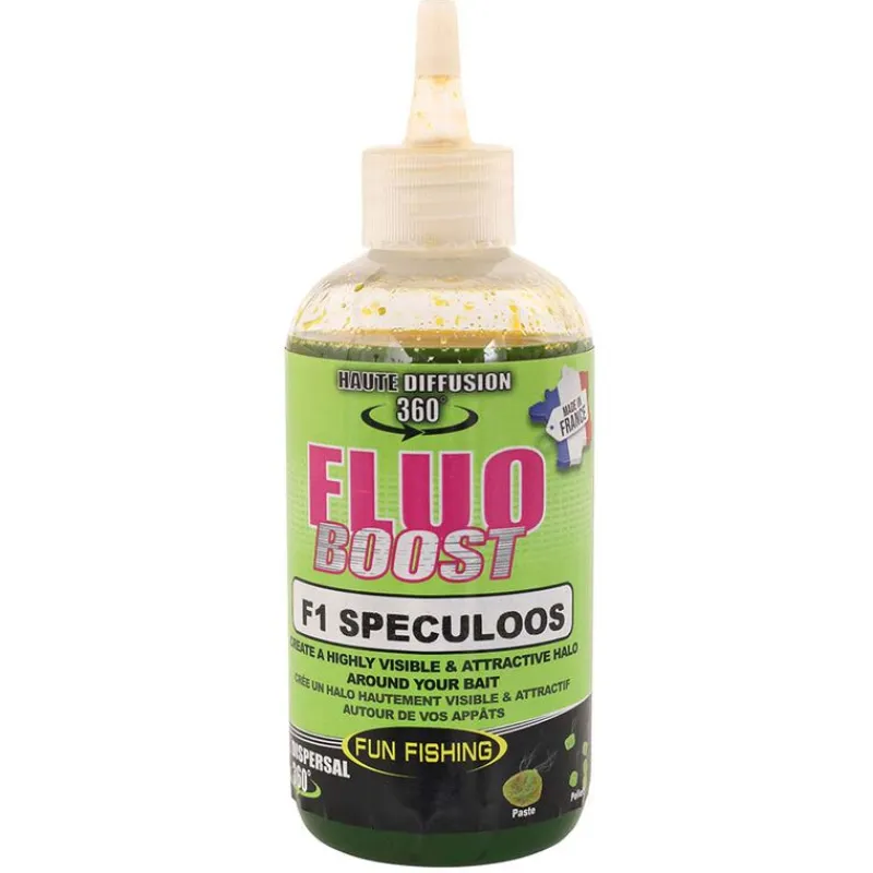 Appâts / Amorces - FUN FISHING Fluo Boost F1 Speculoos 185ml