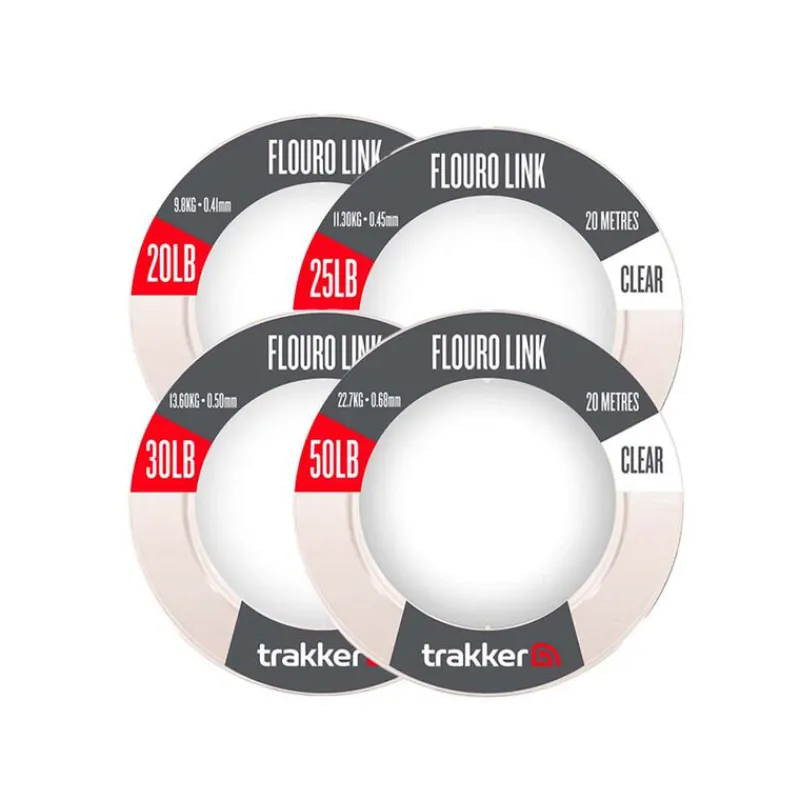 Acc.Montages/Hameçons - TRAKKER Fluorocarbon Carpe 20m