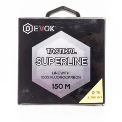 Tresses, Nylons, Fluorocarbones|Tresses, Nylons, Fluorocarbones - EVOK Fluorocarbone Tactikal Super Line 150m