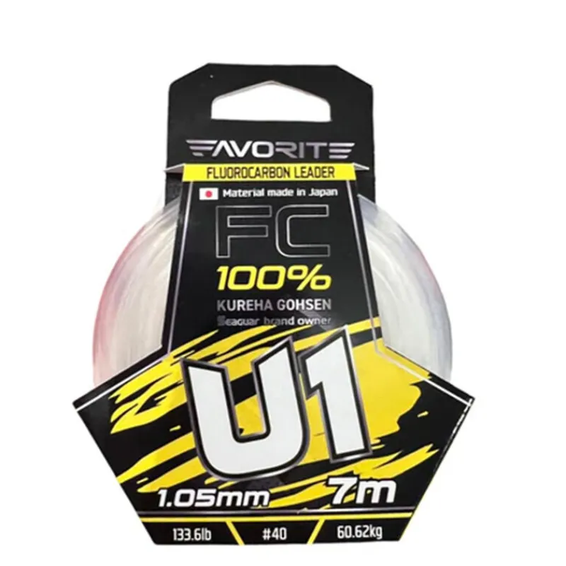 Tresses, Nylons, Fluorocarbones - FAVORITE Fluorocarbone X Seaguar U1 10m