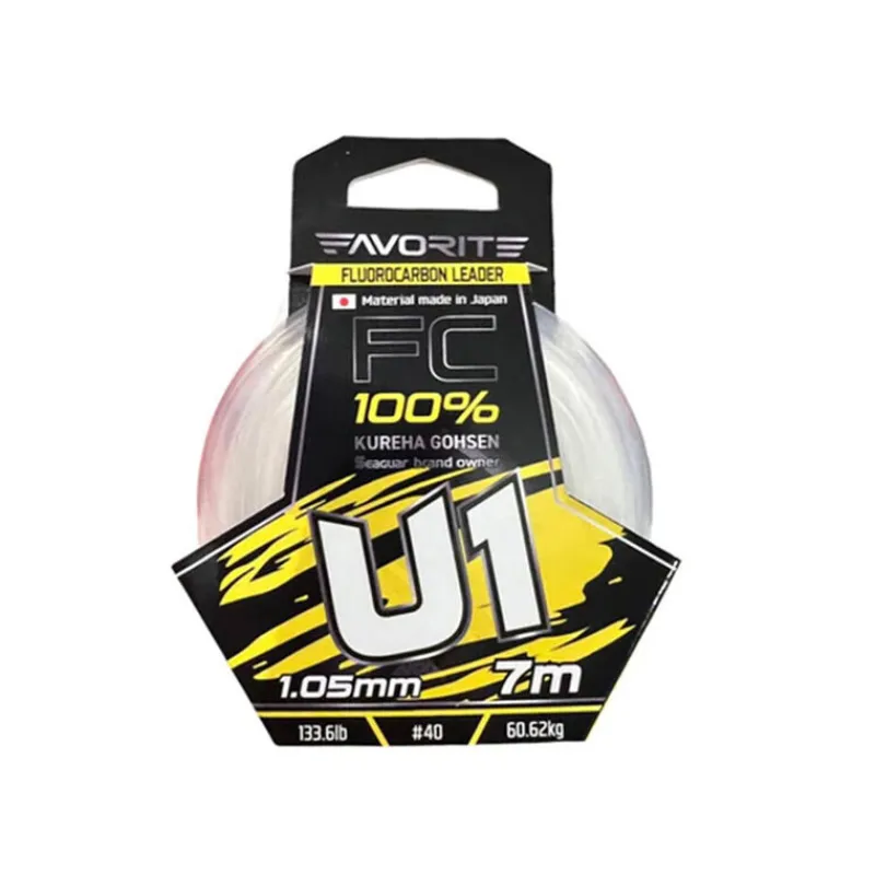 Tresses, Nylons, Fluorocarbones - FAVORITE Fluorocarbone X Seaguar U1 10m