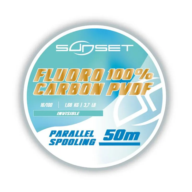 Tresses, Nylons, Fluorocarbones - SUNSET Fluorocarbon 100 % PVDF