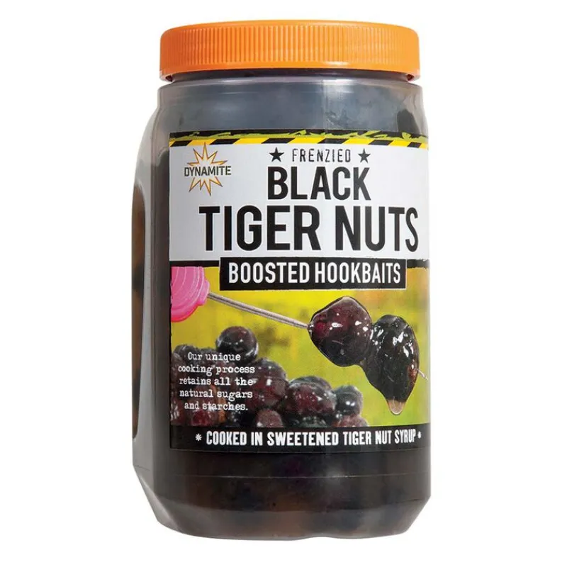 Appâts Et Fabrication - DYNAMITE BAITS Graine Cuite Frenzied Black Tiger Nuts 500ml
