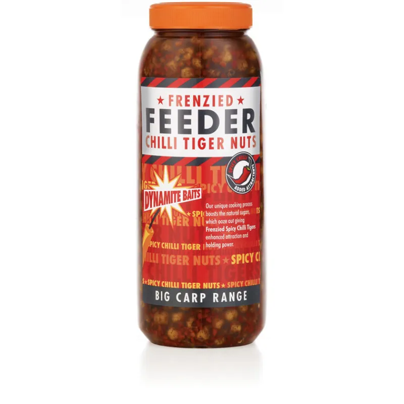 Appâts Et Fabrication - DYNAMITE BAITS Graines cuites carpe frenzied chilli tiger nuts jar