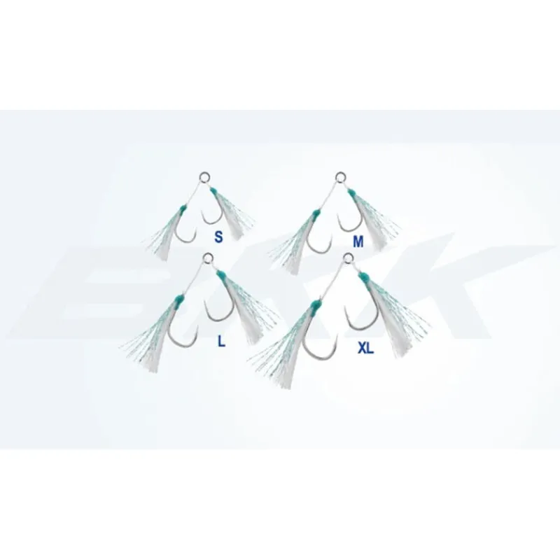 Pêche Aux Leurres|Montages / Hameçons - BKK Haeçon assist Hook ight gae shore patro+ (x2)