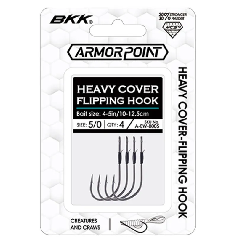 Hameçons Et Montages - BKK Hameçon Flipping Heavy Cover Flipping Hook (x4)