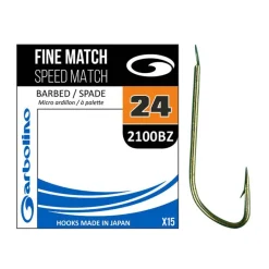 Hameçons - GARBOLINO Hameçon non montés fine match (x15)