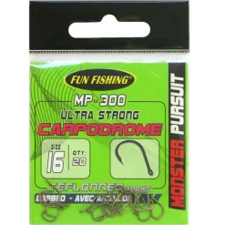 Hameçons - FUN FISHING Hameçons coup monster pursuit a oeillet avec ardillon mp300 (x20)