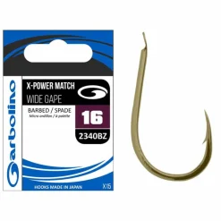 Hameçons - GARBOLINO Hameçons Non Montés X-Power Match Wide Gape (x15)
