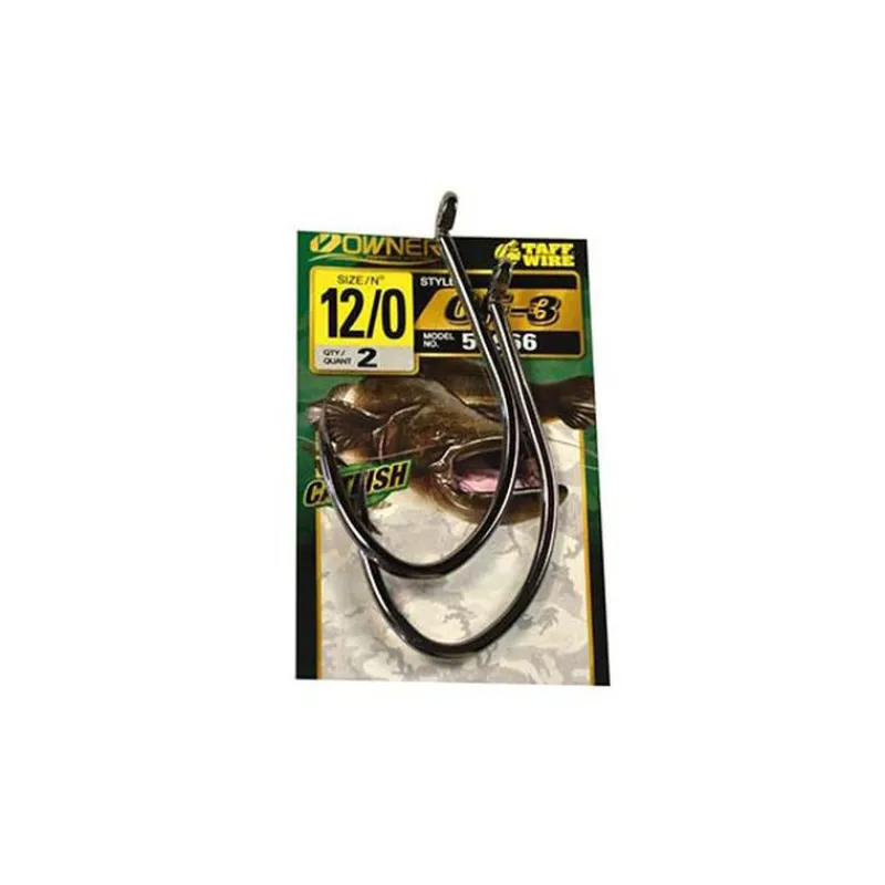 Acc. Montage / Hameçons - OWNER Hameçon simple silure cf-3 catfish hook 4111 (x2)