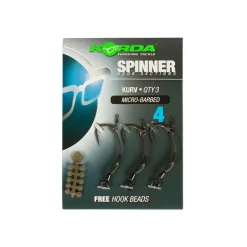 Acc.Montages/Hameçons - KORDA Hameçons montés carpe spinner hook sections kurv