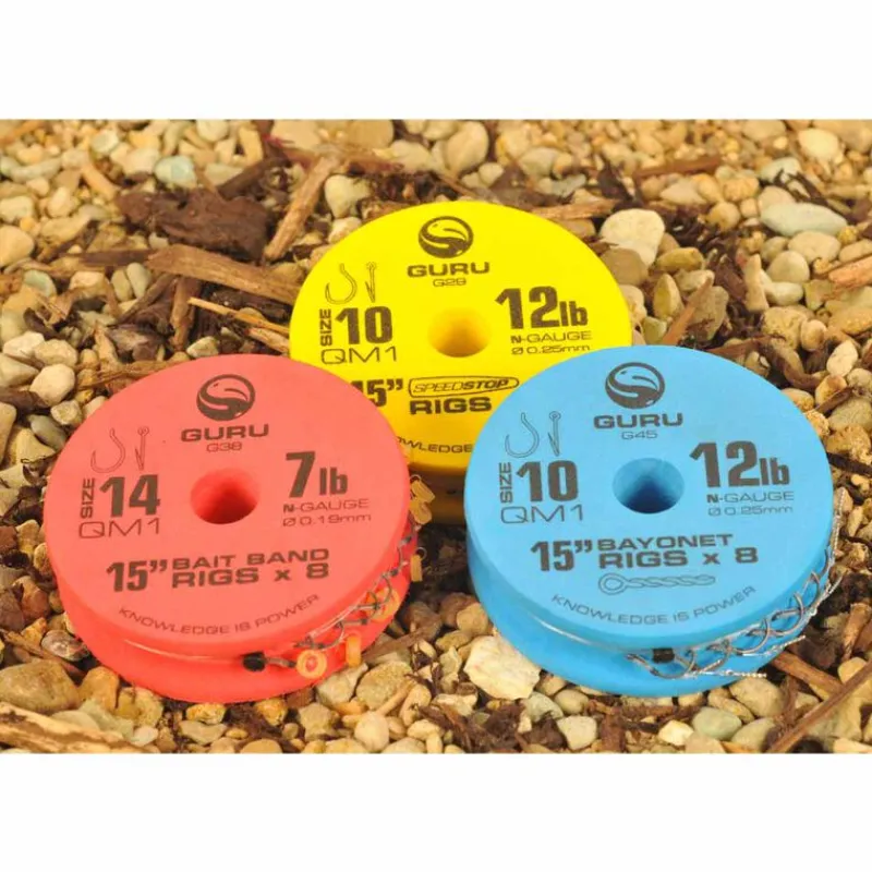 Hameçons / Bas De Ligne Feeder - GURU Hameçons montés coup bayonnets qm1 38cm (x8)