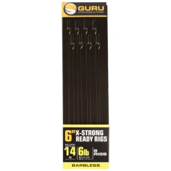 Hameçons - GURU Hameçons montés coup xtra strong carp pole rigs 15cm (x8)