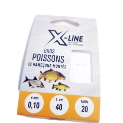 Hameçons - X-LINE Hameçons montés coup x line gros poissons (x10)