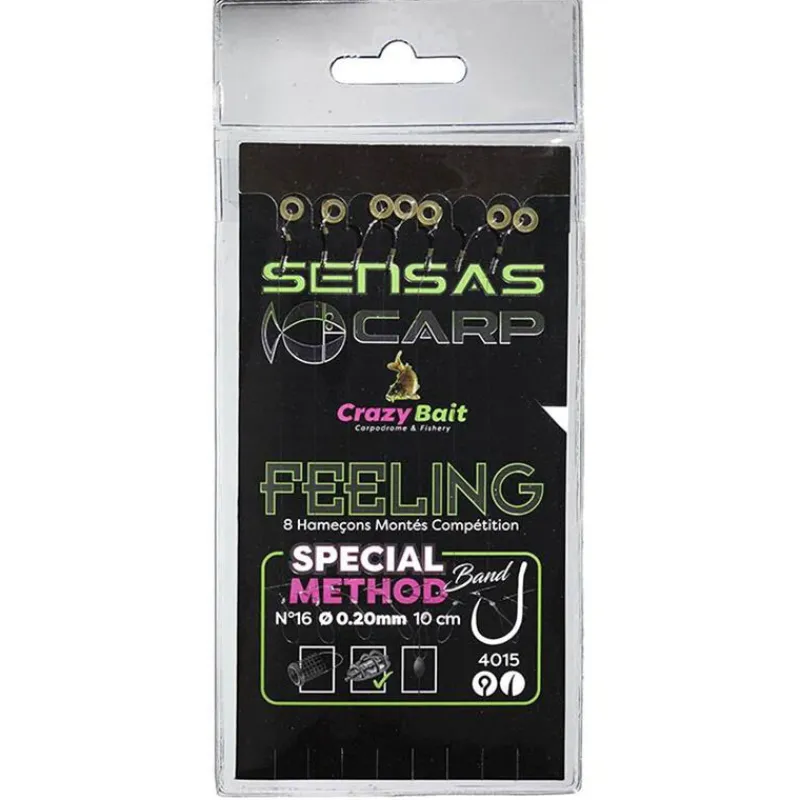 Hameçons - SENSAS Hameçons montés CRAZY BAIT 4015