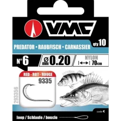 Carnassier Au Posé - VMC Hameçons Montés Nylon Predator (x0)
