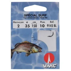 Surfcasting|Bas De Lignes / Lignes Montées - RAGOT 10 hameçons montés spécial surf water queen