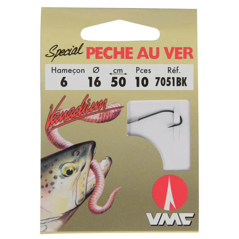 Lignes Et Accessoires De Montage - RAGOT Hameçons montés truite waterqueen peche au ver 7051bk (x10)