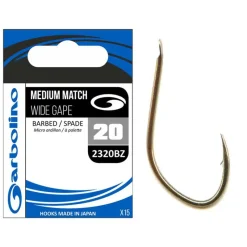 Hameçons - GARBOLINO Hameçons Non Montés Medium Match Wide Gape 32BZ