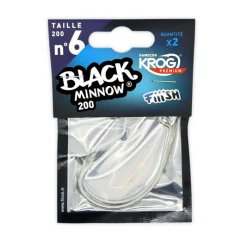 Pêche Aux Leurres|Montages / Hameçons - FIIISH Hameçons texan krog premium vmc black minnow 200 (x2)