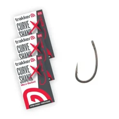 Acc.Montages/Hameçons - TRAKKER Hameçons Curve Shank XS Hooks Micro Barbed x5