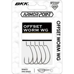 Hameçons Et Montages - BKK Hameçon Texan Offset Worm WG