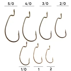 Découverte Pêche Du Carnassier|Hameçons Et Montages - EVOK Hameçon Texan Wide Gap Hook