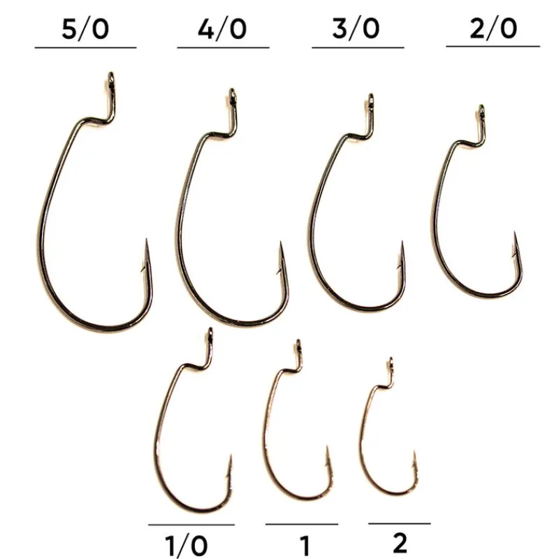 Découverte Pêche Du Carnassier|Hameçons Et Montages - EVOK Hameçon Texan Wide Gap Hook