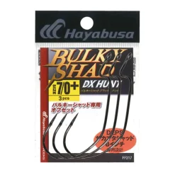 Hameçons Et Montages - HAYABUSA Hameçon Texan Bulky Shad DX Hunt (x3)
