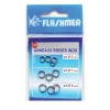 Montages / Hameçons - FLASHMER Kit Anneaux Brisés Inox N°6-7-8 X10