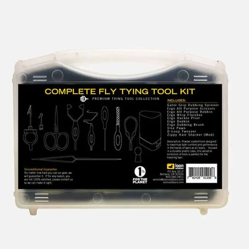Fly Tying - LOON Kit de montage Outdoors Complete Fly Tying Tool Kit