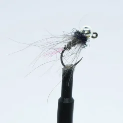 Mouches - SILVER STONE Kit 3 nymphes jigs tag rose h12 bille argent tung 3,8 mm