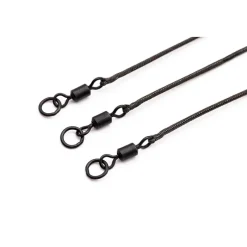 Acc.Montages/Hameçons - KORDA Leadcore Kable Leadcore Leader Ring Swivel Weed 50cm
