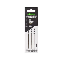 Acc.Montages/Hameçons - KORDA Leadcore Kable Leadcore Leader QC Swivel 50cm