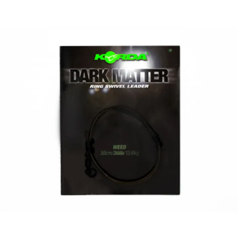 Acc.Montages/Hameçons - KORDA Leader Dark Matter Leader Ring Swivel 30 lb 30 cm