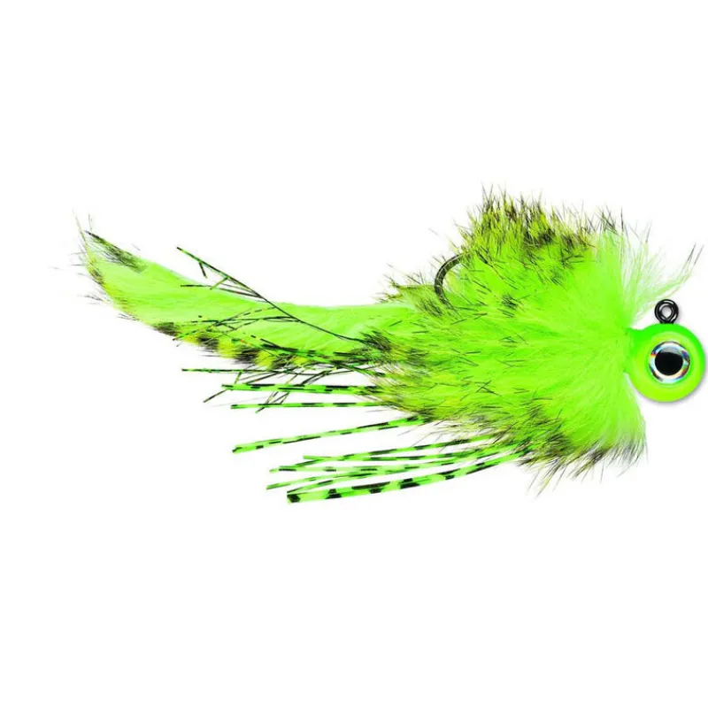 Leurres|Têtes Plombées - VMC Leurre Bucktail Twitchin Jig Glow Green Machine UV