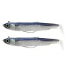 Leurres À Truite|Pêche Aux Leurres - FIIISH Leurre souple double combo black minnow offshore 9cm 10g