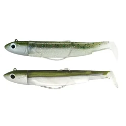 Leurres À Truite|Pêche Aux Leurres - FIIISH Leurre souple double combo black minnow offshore 9cm 10g