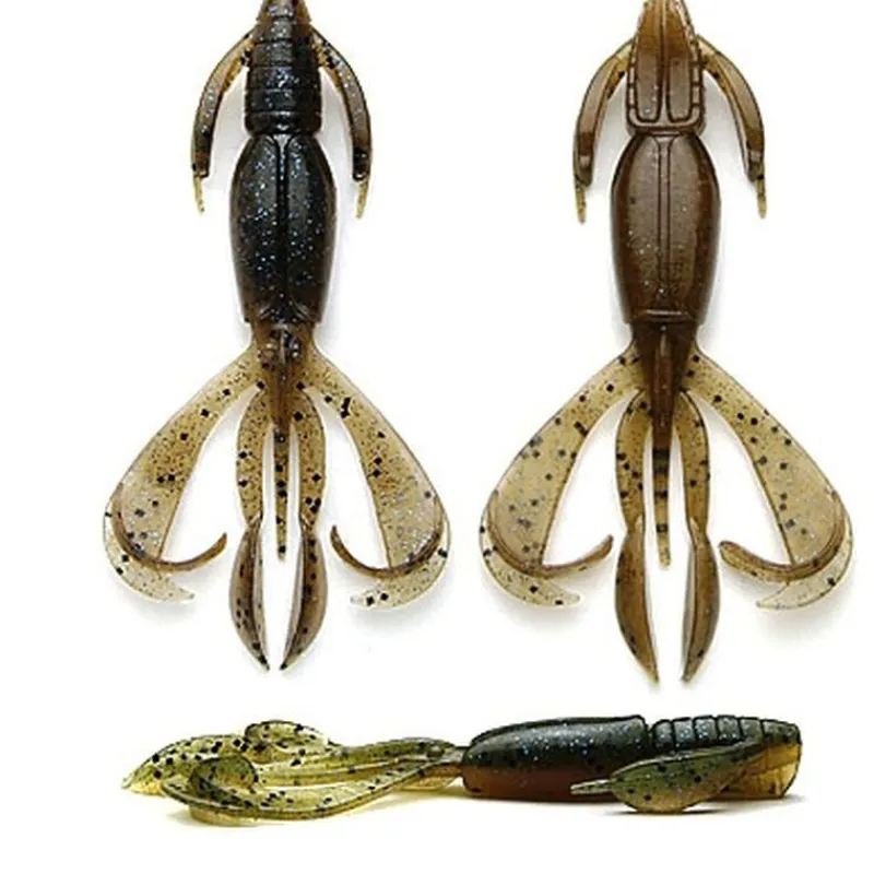 Leurres - KEITECH Leurre Souple Ecrevisse Crazy Flapper 7.1cm, 3.4g (x8)