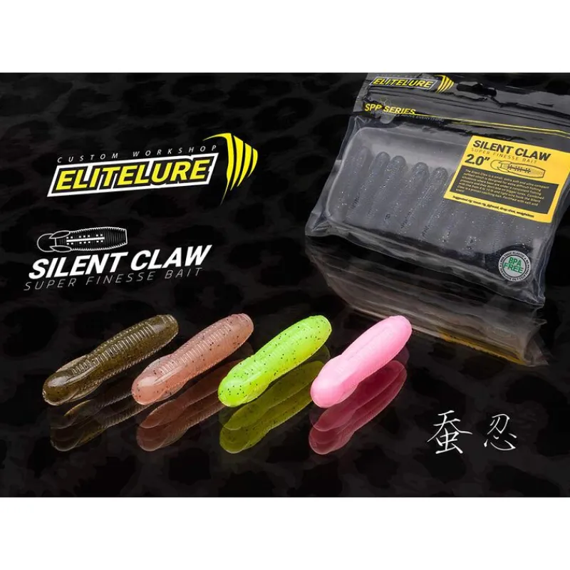 Leurres - ELITELURE Leurre Souple Silent Claw 5.1cm (x10)