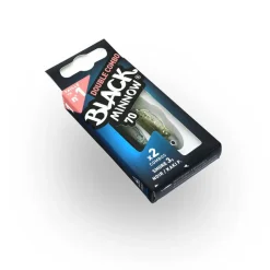 Leurres À Truite|Pêche Aux Leurres - FIIISH Leurre souple combo black minnow 70 shore 7cm 3g