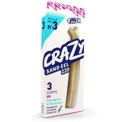 Pêche Aux Leurres|Leurres - FIIISH Leurre souple corps crazy sand eel 220 22cm (x3)