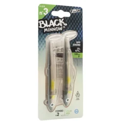 Leurres|Leurres - FIIISH Leurre souple Double Combo Black Minnow 120 Offshore 25g