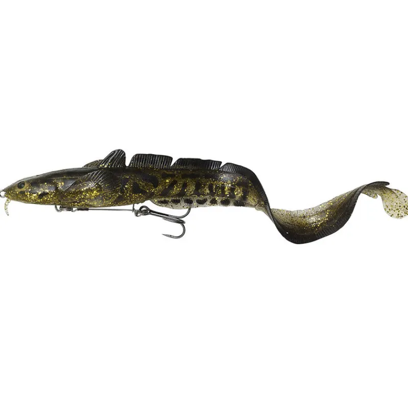 Leurres - SAVAGE GEAR Leurre Souple Grub 3D Burbot Shallow 25cm, 70g