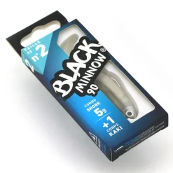 Leurres À Truite|Pêche Aux Leurres - FIIISH Leurre Souple Shad Combo Black Minnow 90 Shore 9cm, 5g