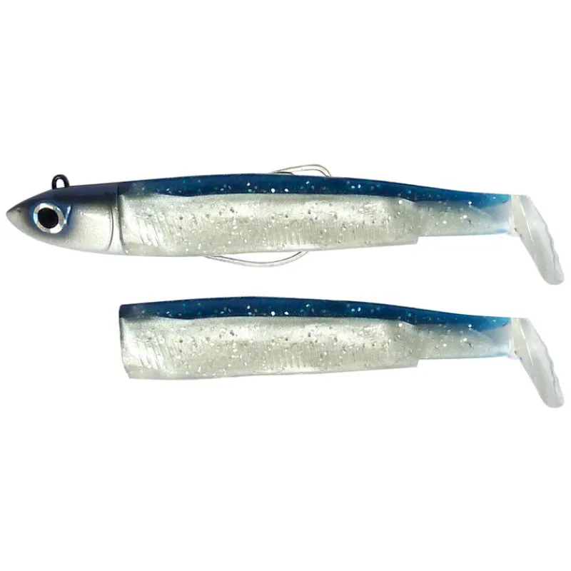 Leurres|Pêche Aux Leurres - FIIISH Leurre Souple Shad Combo Black Minnow 120 Off Shore 12cm, 25g