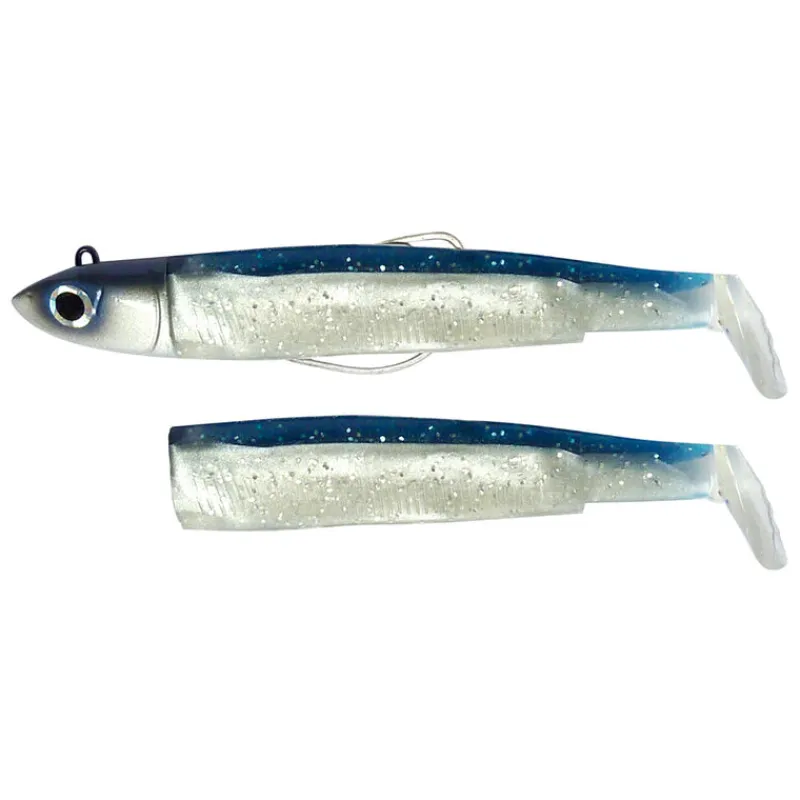 Pêche Aux Leurres|Leurres - FIIISH Leurre Souple Shad Combo Black Minnow 160 Off Shore 16cm, 60g