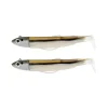 Leurres À Truite|Leurres - FIIISH Leurre Souple Shad Double Combo Offshore Black Minnow 70, 6g