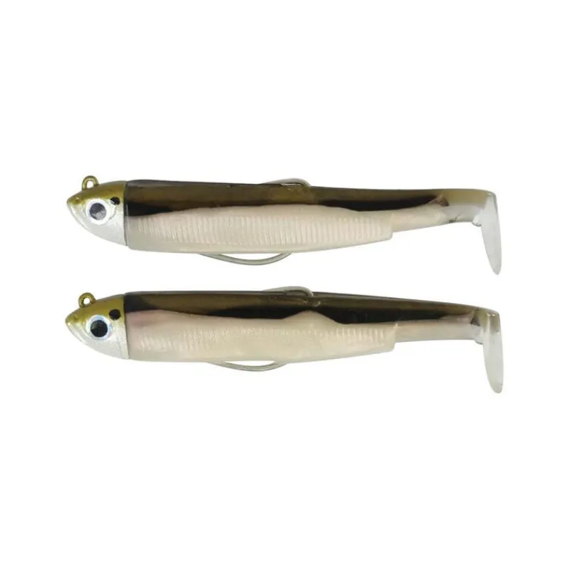 Leurres À Truite|Leurres - FIIISH Leurre Souple Shad Double Combo Shore Black Minnow 120, 12g